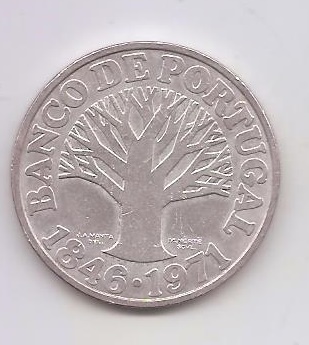 PORTUGAL DEL AÑO 1971 DE 50 ESCUDOS